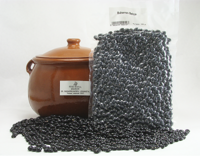 Alubias negras de Tolosa, selladas al vacío en paquetes de 1/2 kilo